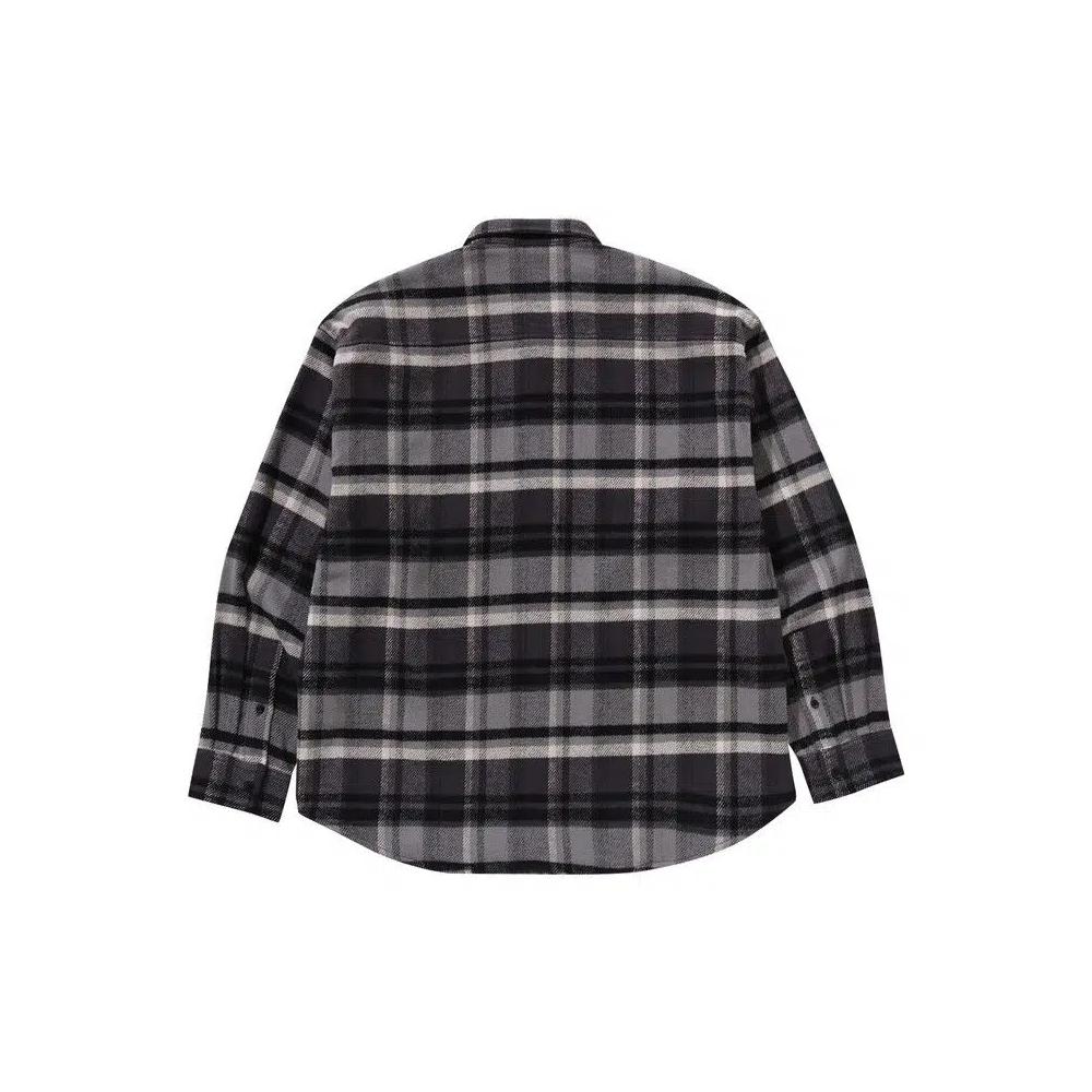 Фланелевые рубашки BAPE Check Flannel Shirt 'Black' 2