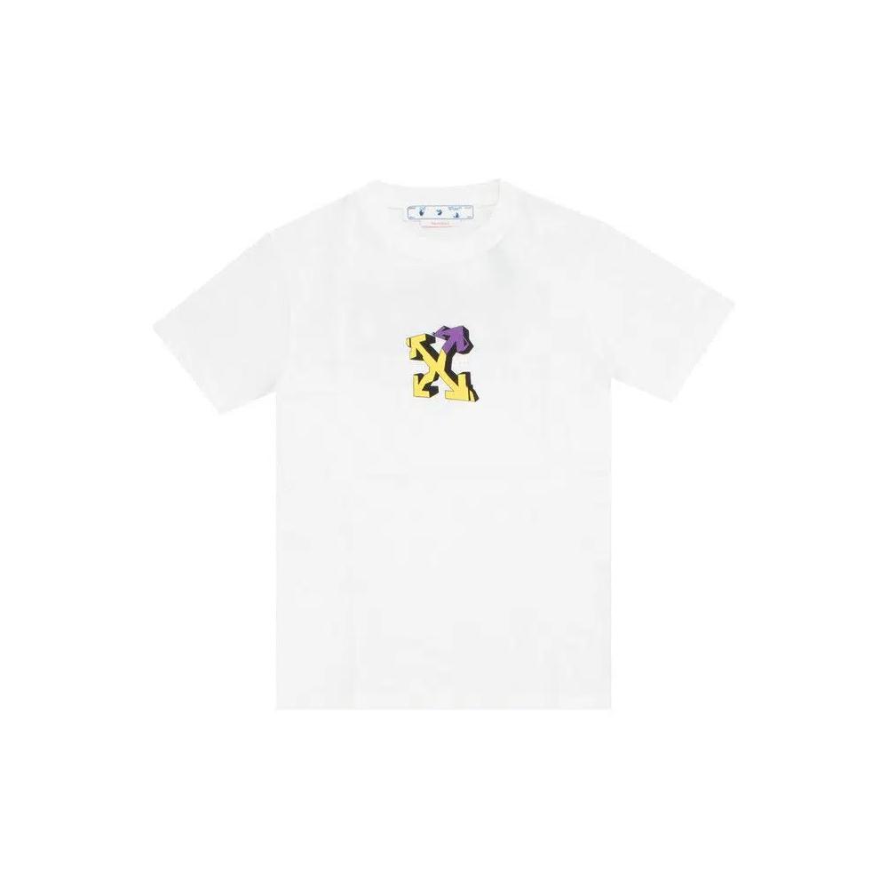Футболки Off-White Wizard Graffiti Slim Tee 'White/Violet' 1