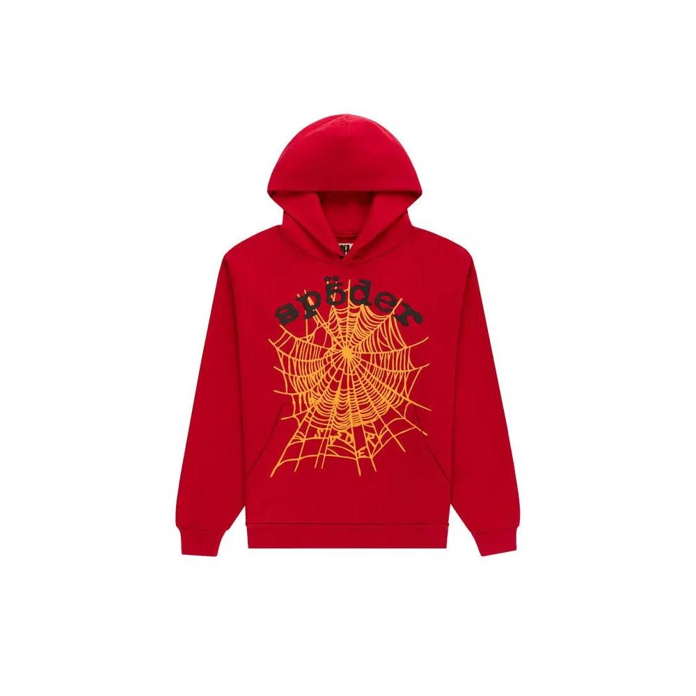 Худи Sp5der Og Web V2 Hoodie 'Red' 1