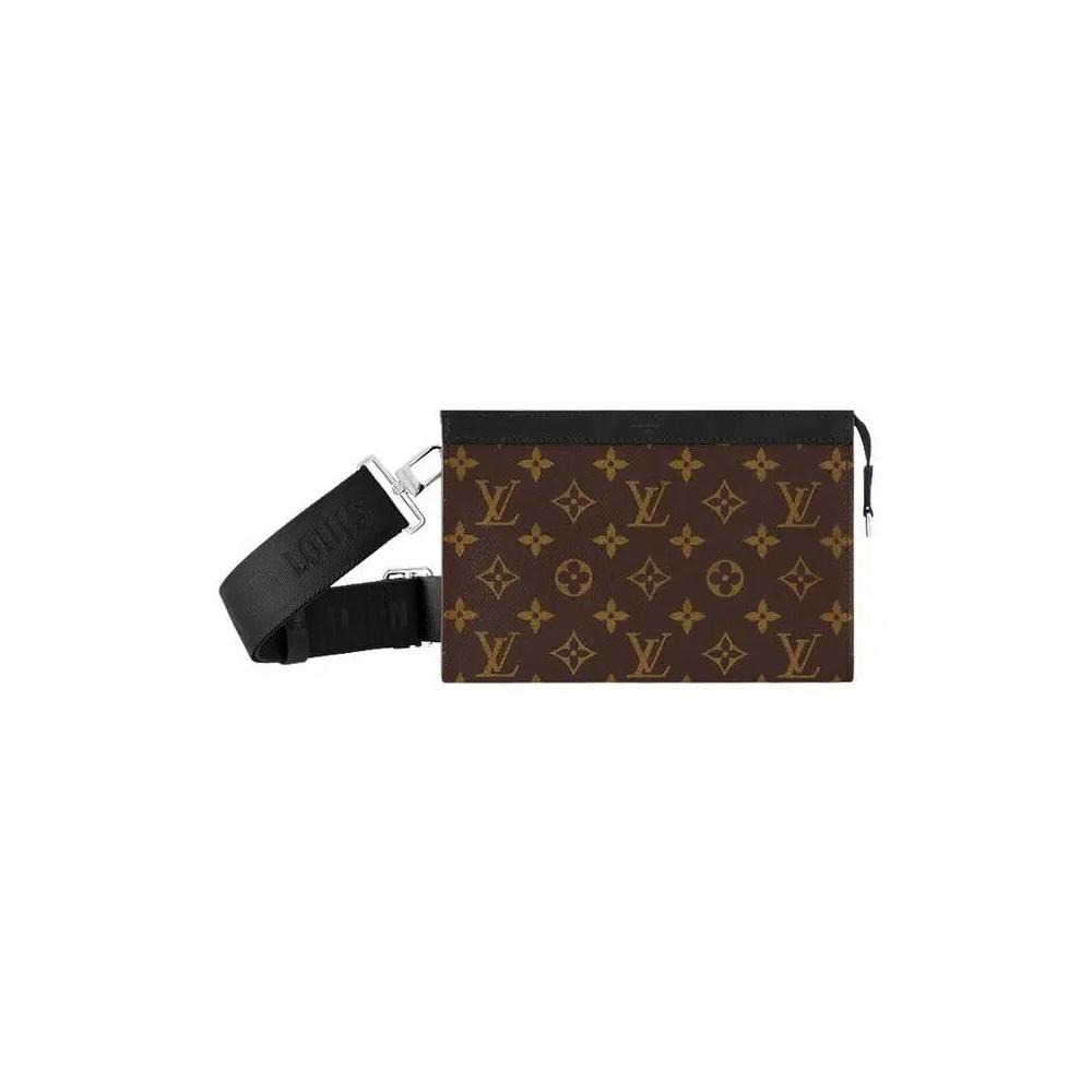 Сумки через плечо Louis Vuitton Gaston Wearable Wallet «Коричневый холст Monogram» 1