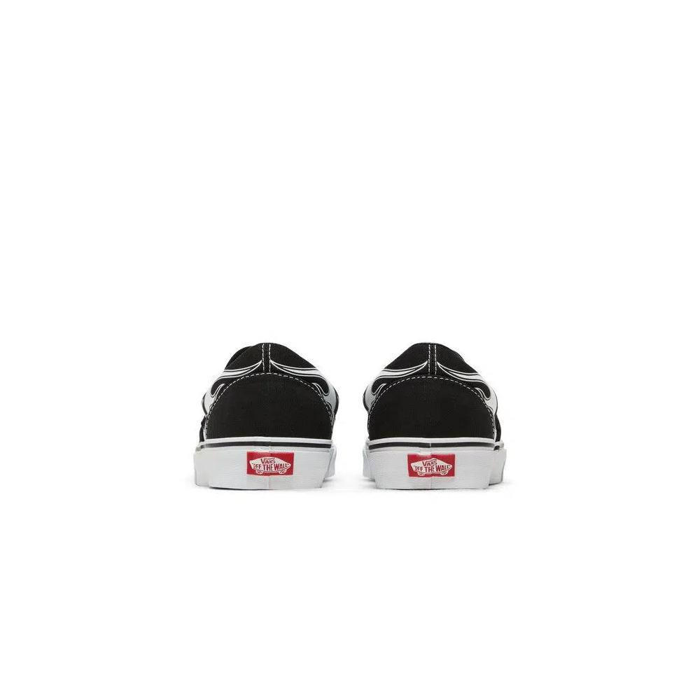 Слипоны Vans Classic Slip-On «Пламя — черно-белый» 6