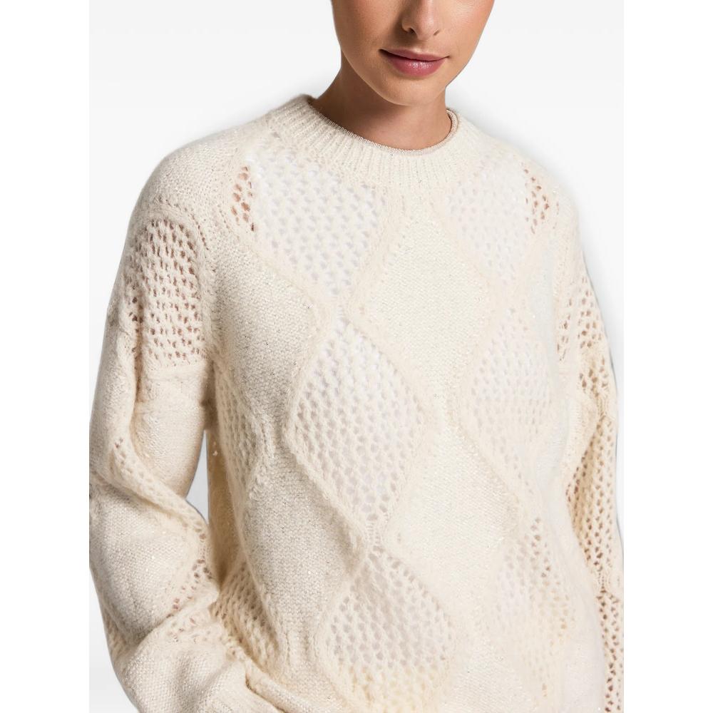 diamond-knit sequin-embellished sweater 3