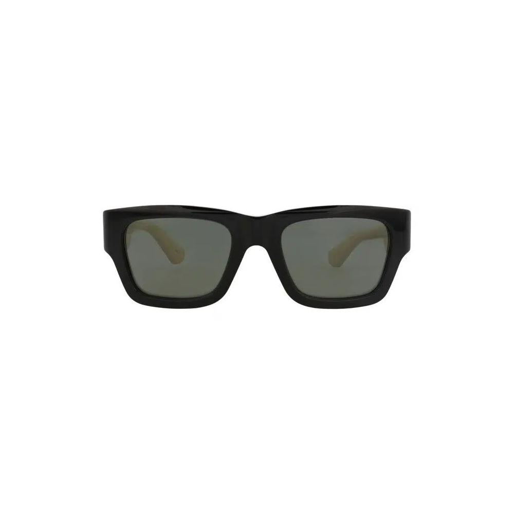 Солнцезащитные очки Gucci Square-Frame Recycled Acetate 'Black/Ivory/Grey' 1