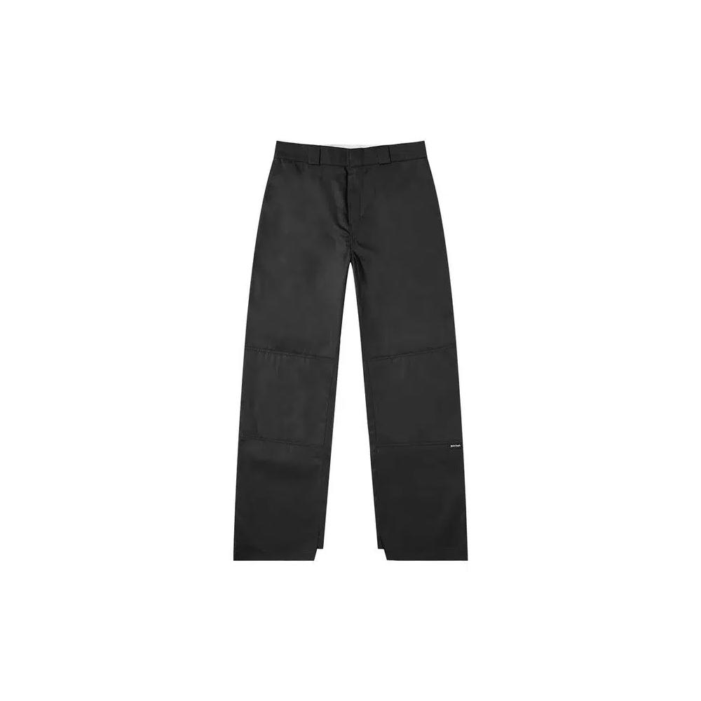 Брюки Palm Angels Reversed Waistband Chino Pant 'Black/Brown' 1
