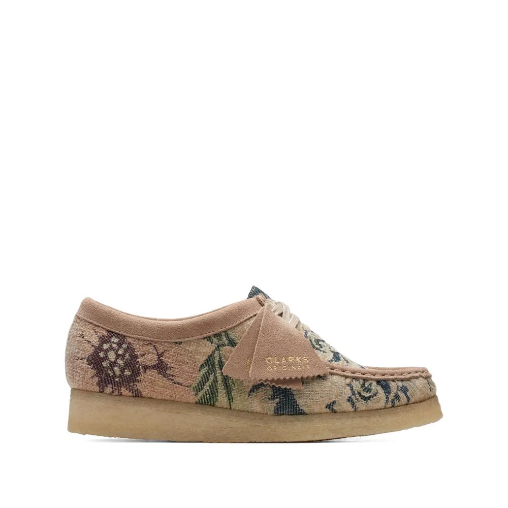 Ботинки Wallabee Beige Floral 1