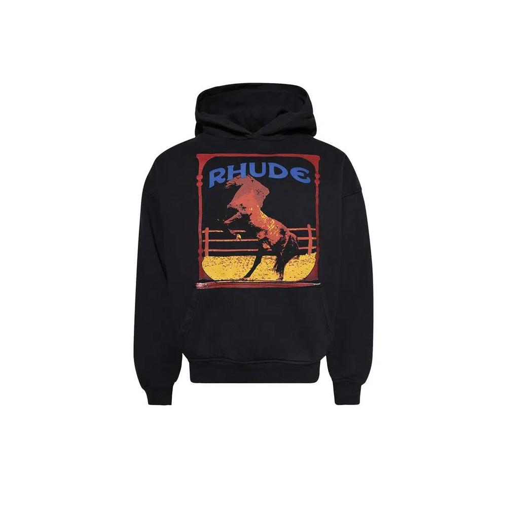 Худи Rhude Cadre Hoodie 'Vintage Black' 1
