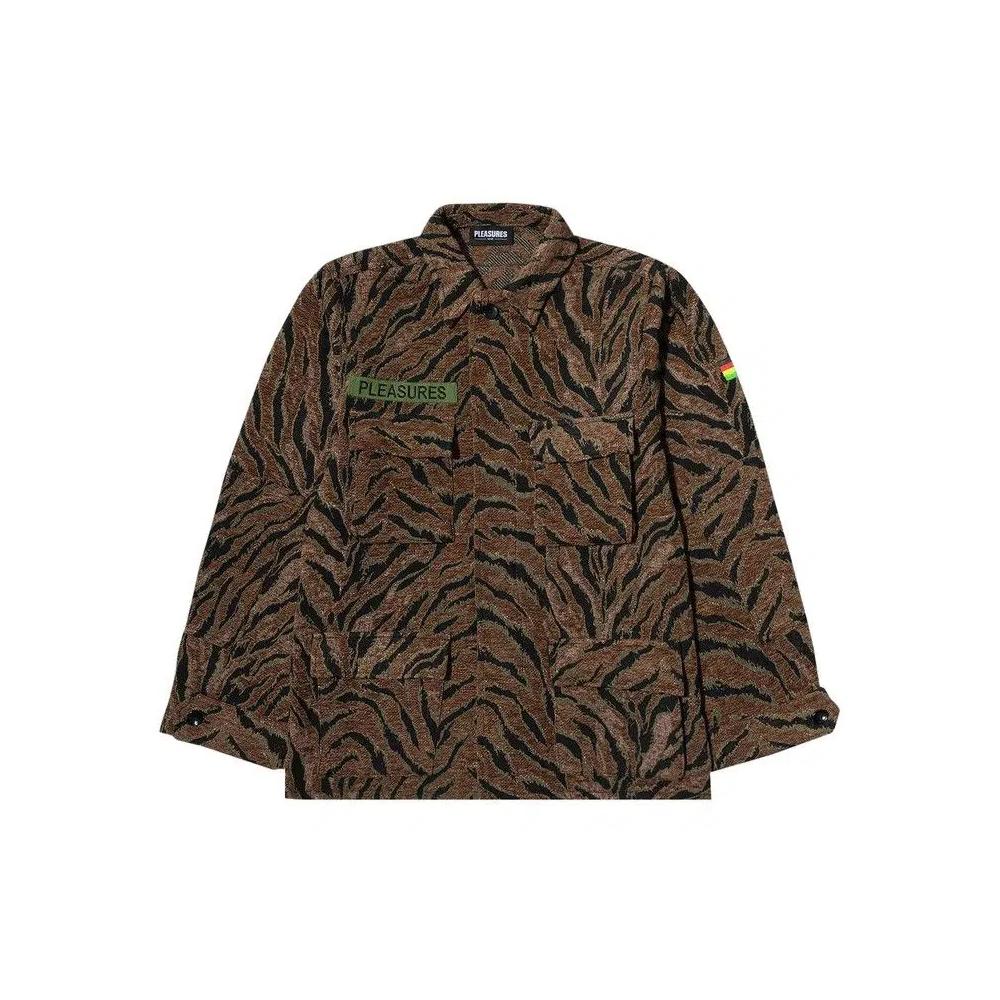 Верхняя одежда Pleasures Jungle Jacket 'Коричневый' 1