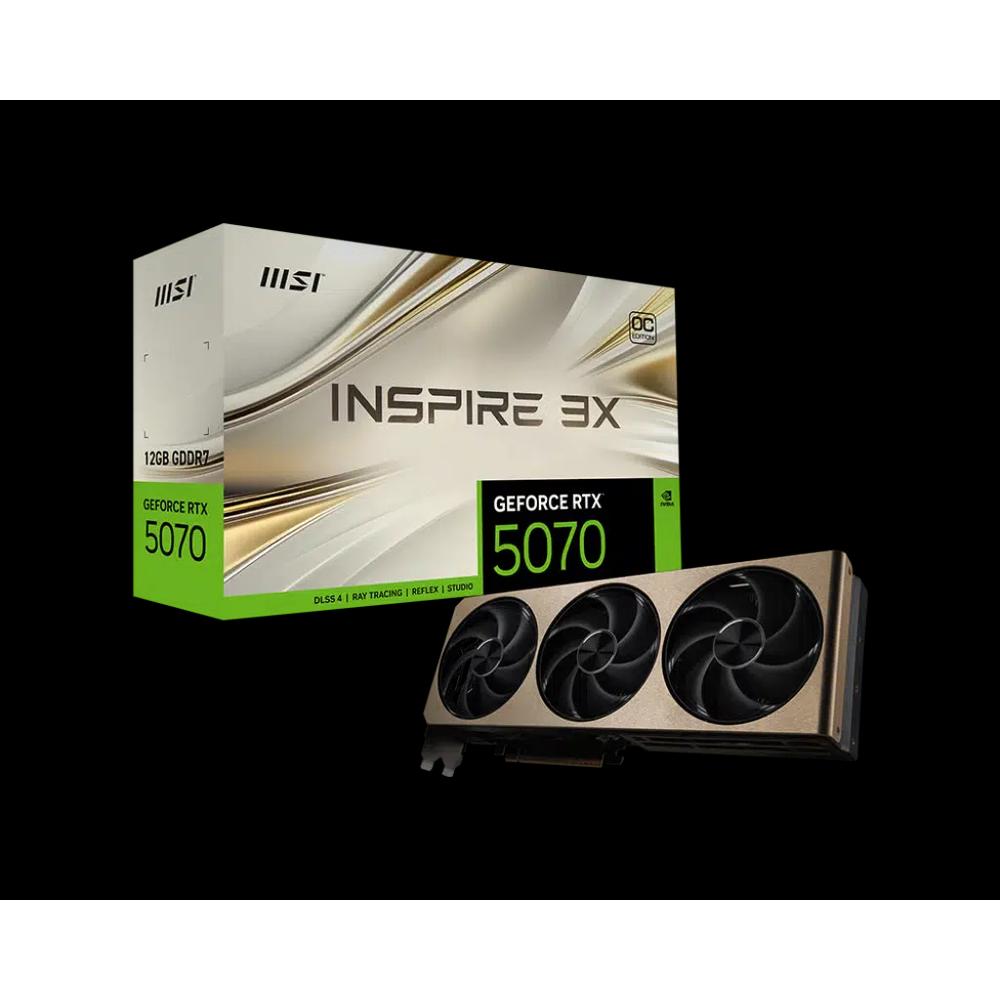 MSI GeForce RTX 5070 12G INSPIRE 3X видеокарта 1