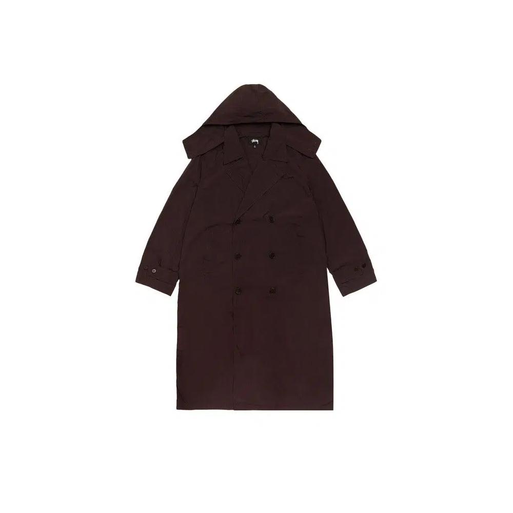 Пальто Stussy Ultra Lightweight Nylon Trench 'Brown' 1