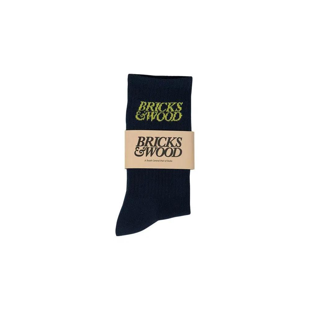 Носки и колготки Bricks & Wood Logo Socks 'Navy' 1