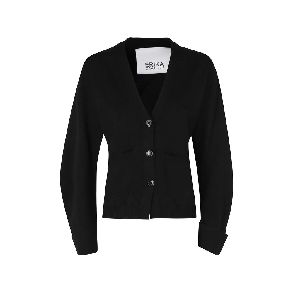 Pietro V-neck patch-pocket cardigan 1