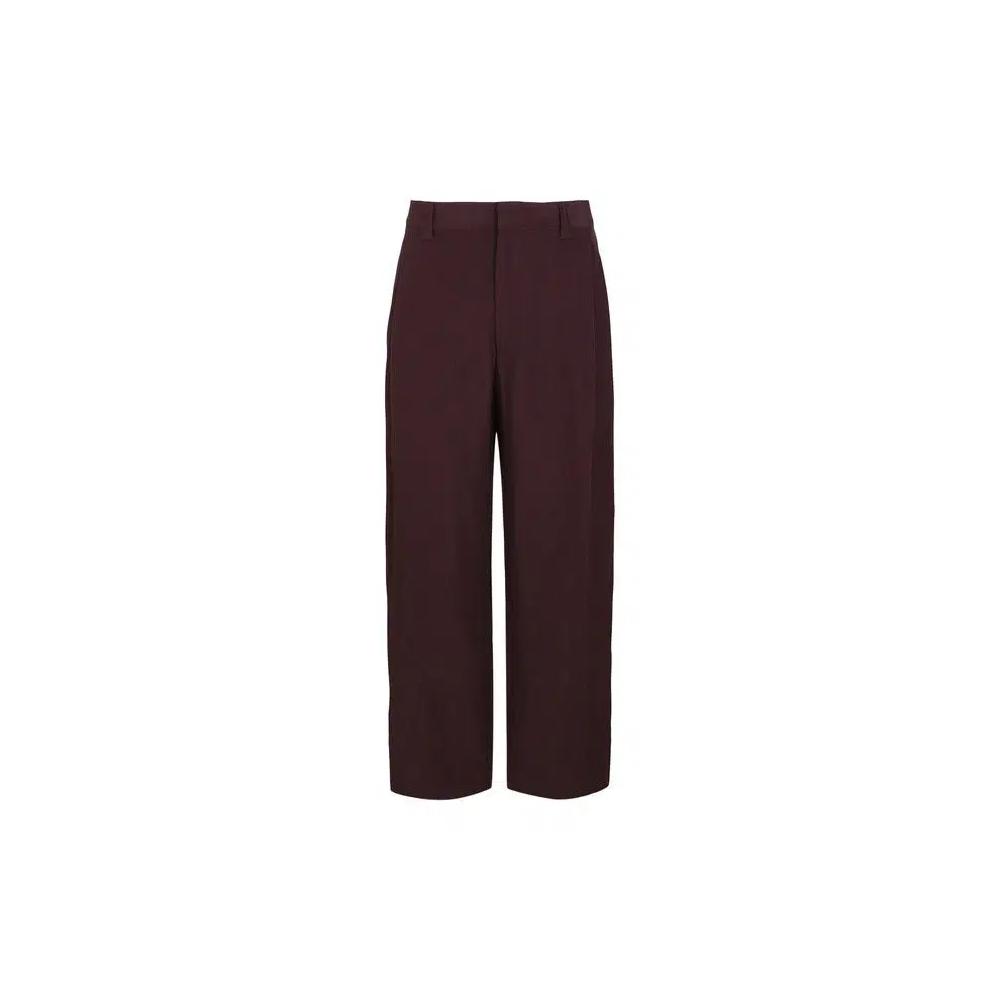 Ferragamo Relaxed Tailored Trousers 'Сливовый' 1