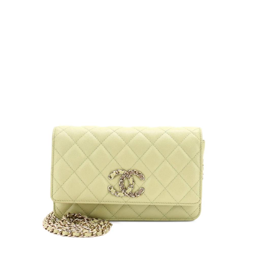 Сумка через плечо French New Wave Wallet on Chain Quilted Caviar 1