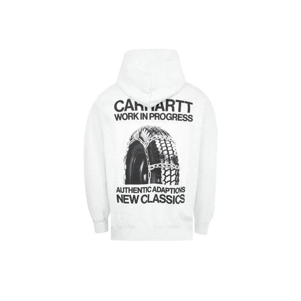 Худи Carhartt WIP Hooded Sean Hamilton Sweatshirt 'Пепельный Хизер' 2