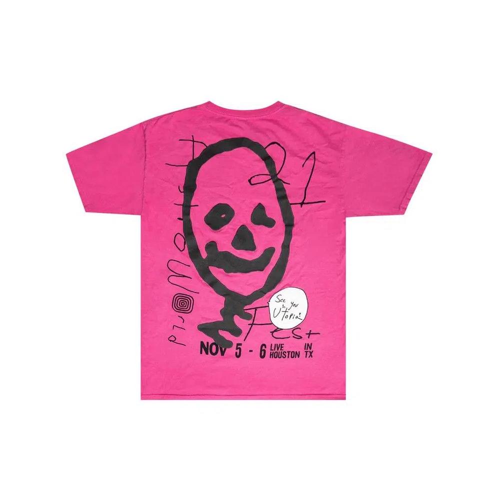 Футболки Cactus Jack by Travis Scott Other Side T-Shirt 'Pink' 2