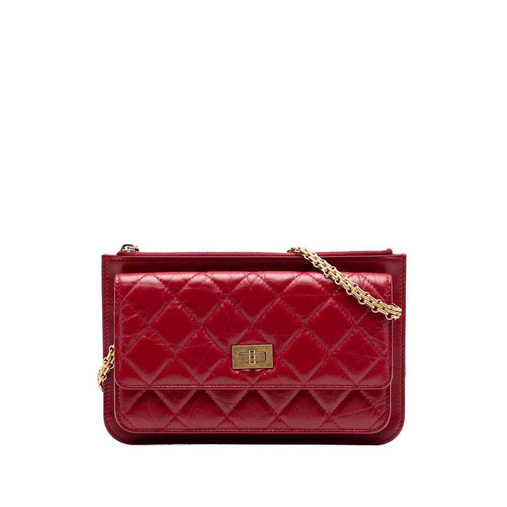 Сумка через плечо Quilted Aged Calfskin Reissue 2.55 Wallet on Chain (2020 год) 1