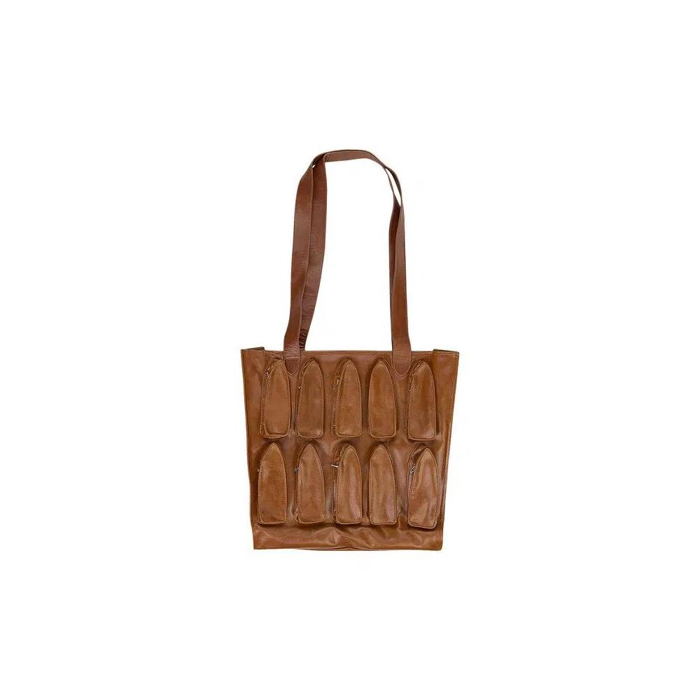 Сумки-тоут Who Decides War Thorned Pocket Tote Bag 'Brown' 1