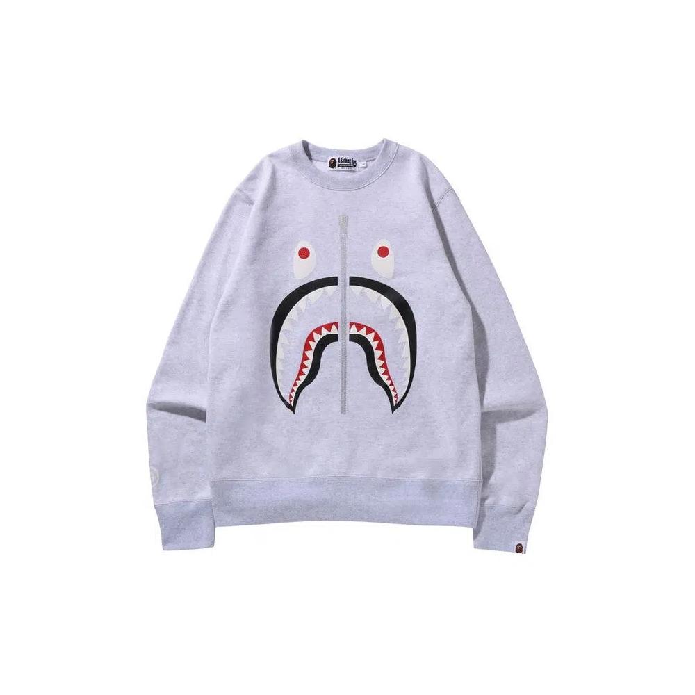 Свитеры BAPE Shark Crewneck 'Grey' 1