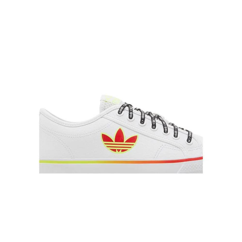Кроссовки Adidas Nizza Trefoil 'White Vivid Red' 2