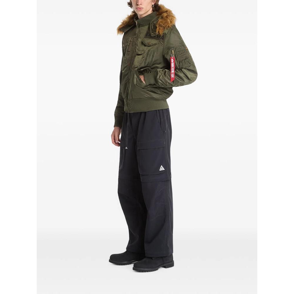 Deflector faux-fur-trim bomber jacket 2