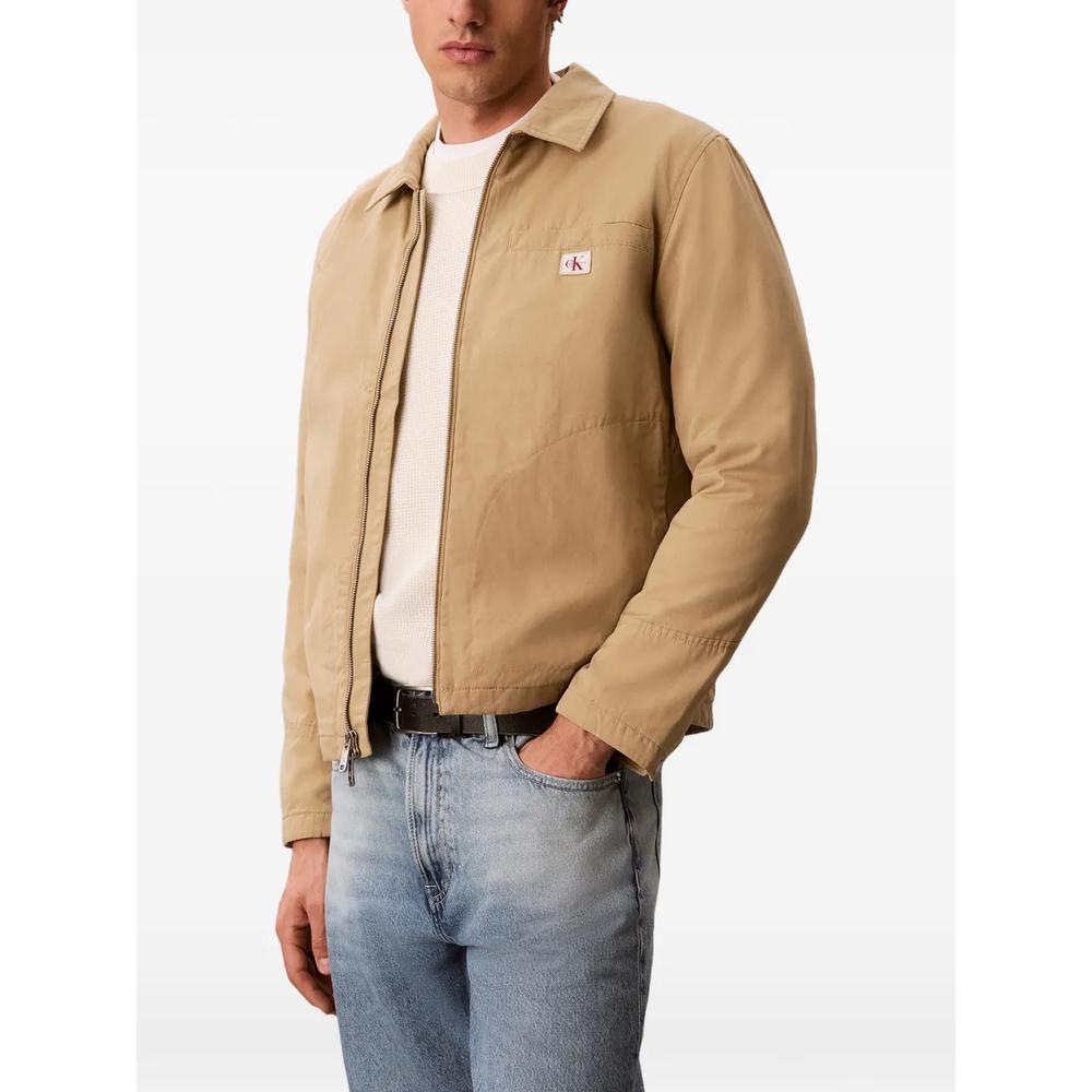 logo-patch zip-up jacket 3