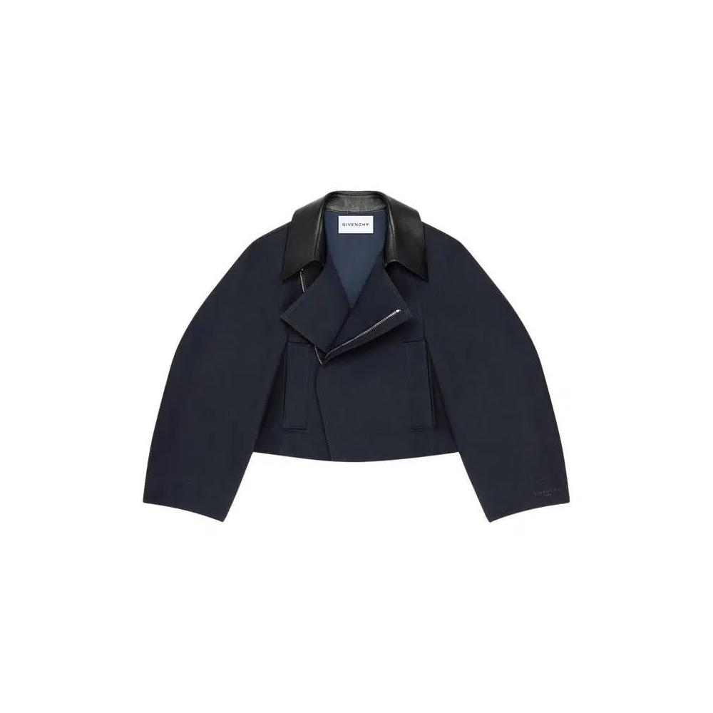 Джинсовые куртки Givenchy A-Line Cocoon Sleeve Jacket 'Темно-синий' 1