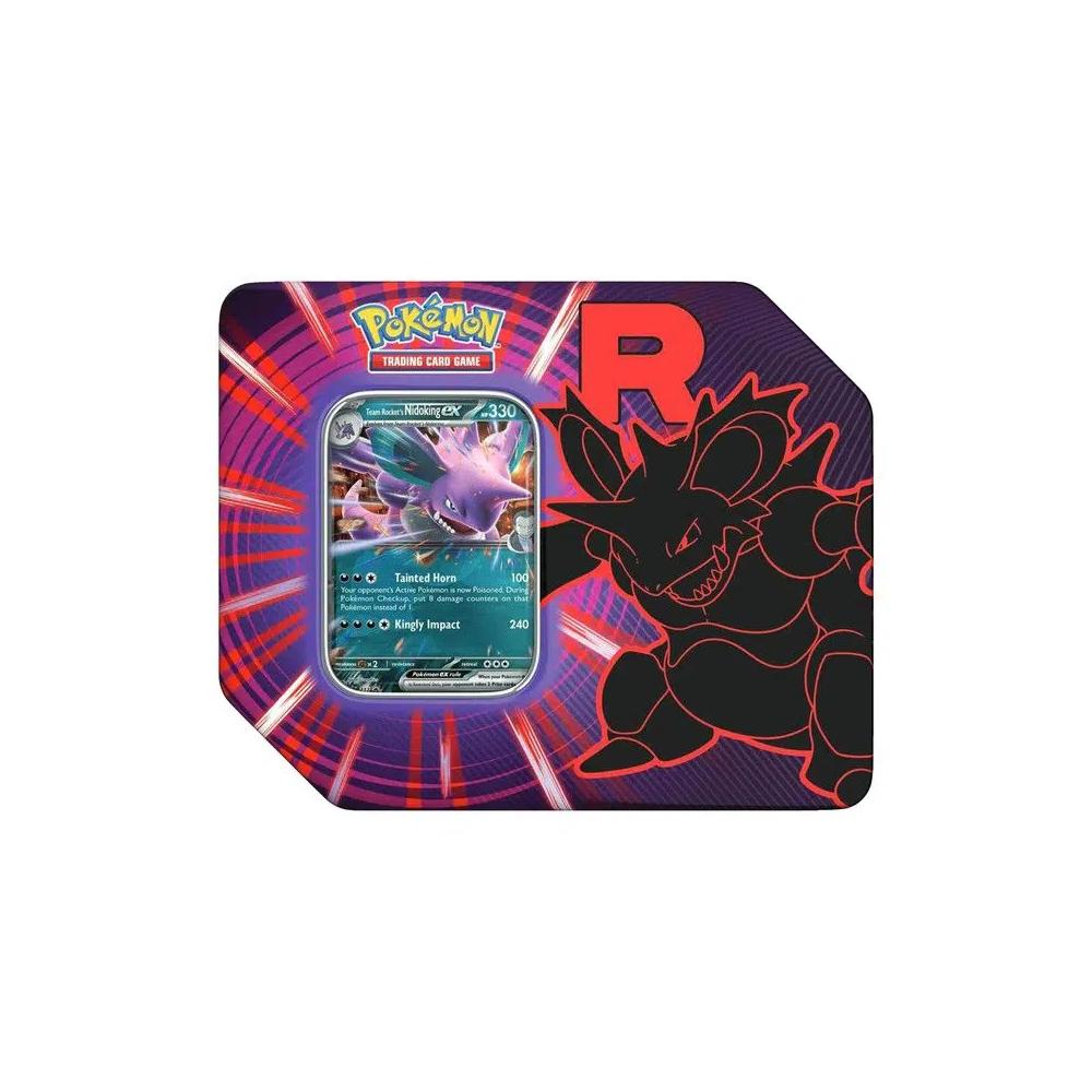 Коллекционные карточки Pokémon Team Rocket Nidoking Ex Tin Case 2