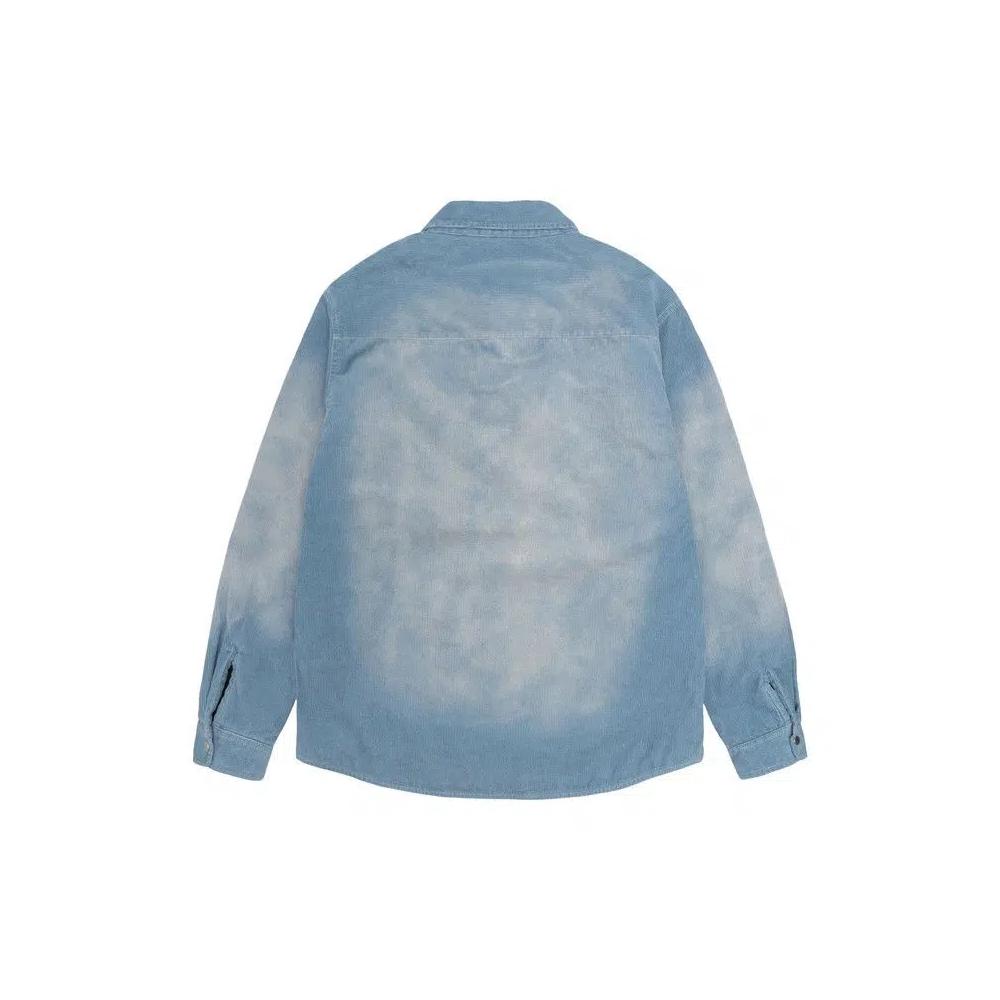 Овершоты Stussy Faded Corduroy Overshirt 'Джинсовый синий' 2