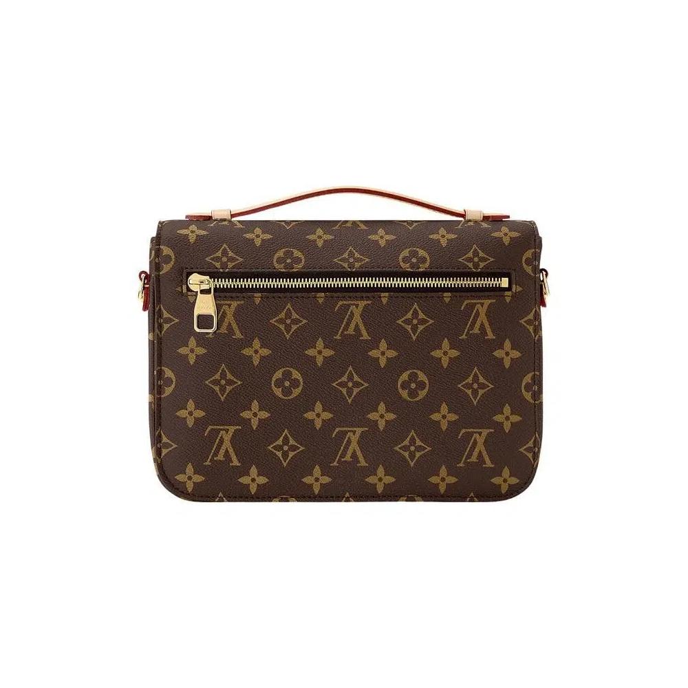 Сумки с верхней ручкой Louis Vuitton Pochette Metis 'Brown Monogram Canvas' 2