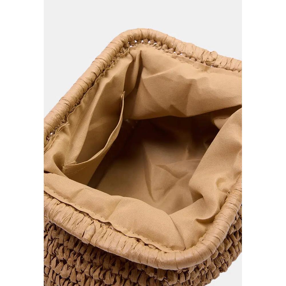 Верблюжий плетеный мини-рюкзак женский Takss26Oc00006 4