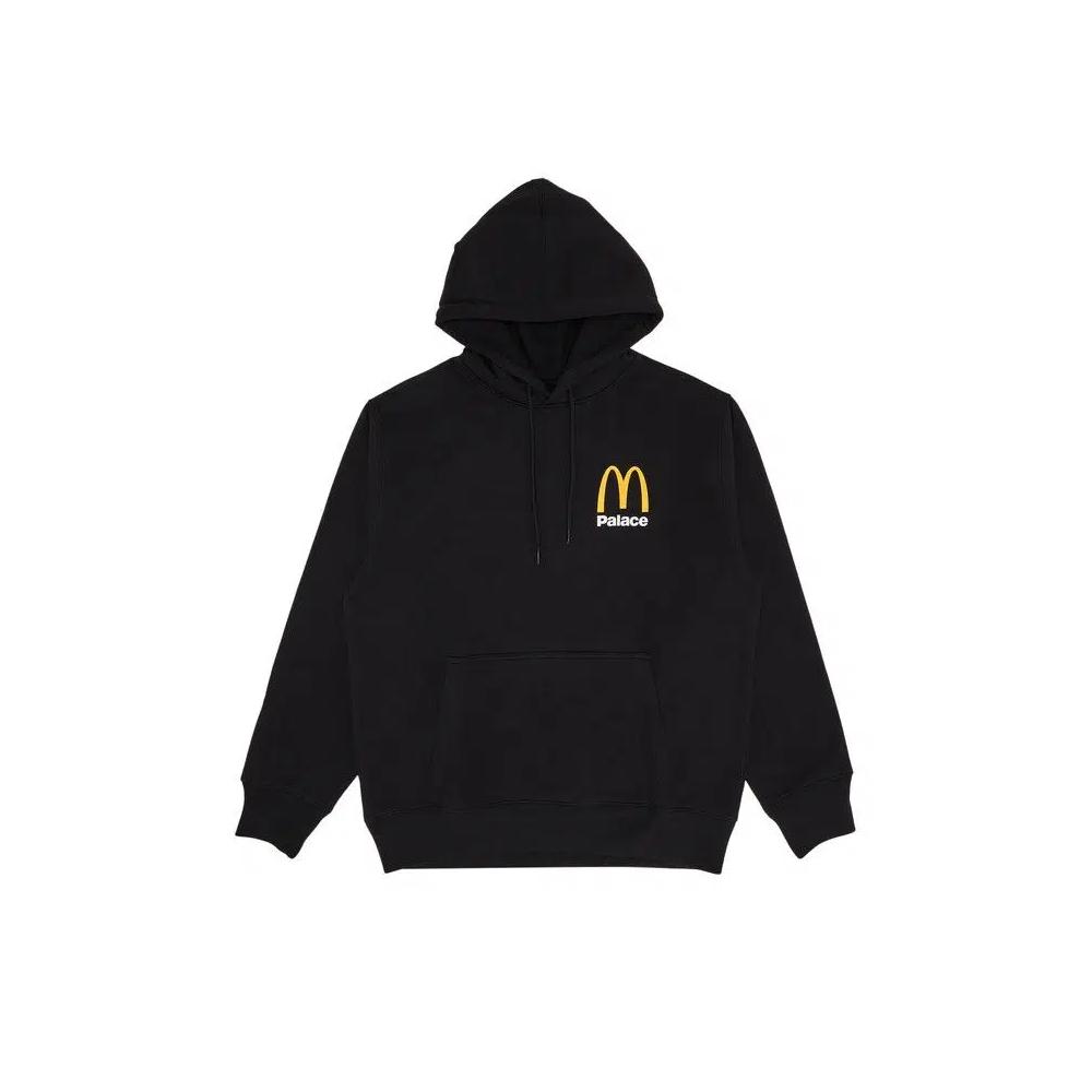 Худи Palace x McDonald's Logo Hoodie 'Black' 1