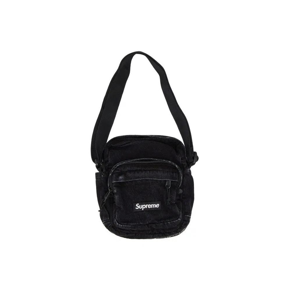 Сумки Supreme Denim Shoulder Bag 'Black' 1