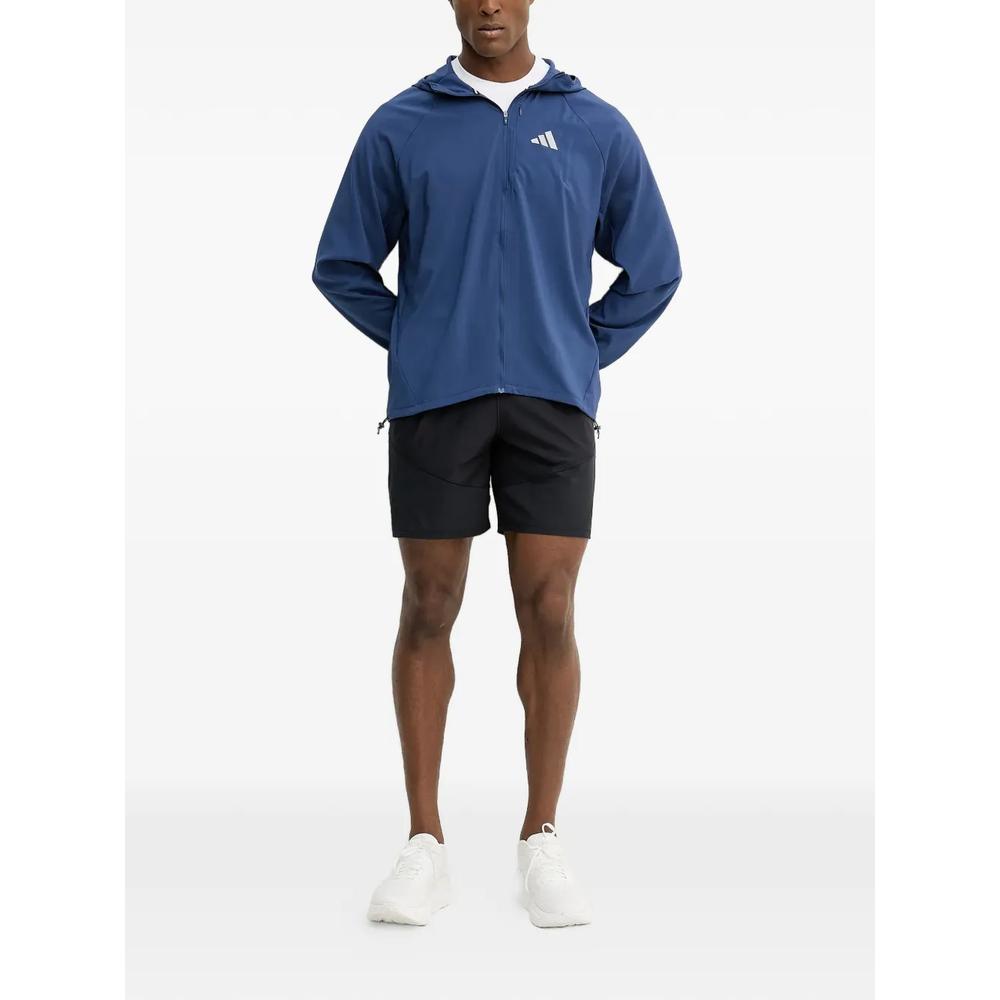 hooded zip-fastening jacket 2