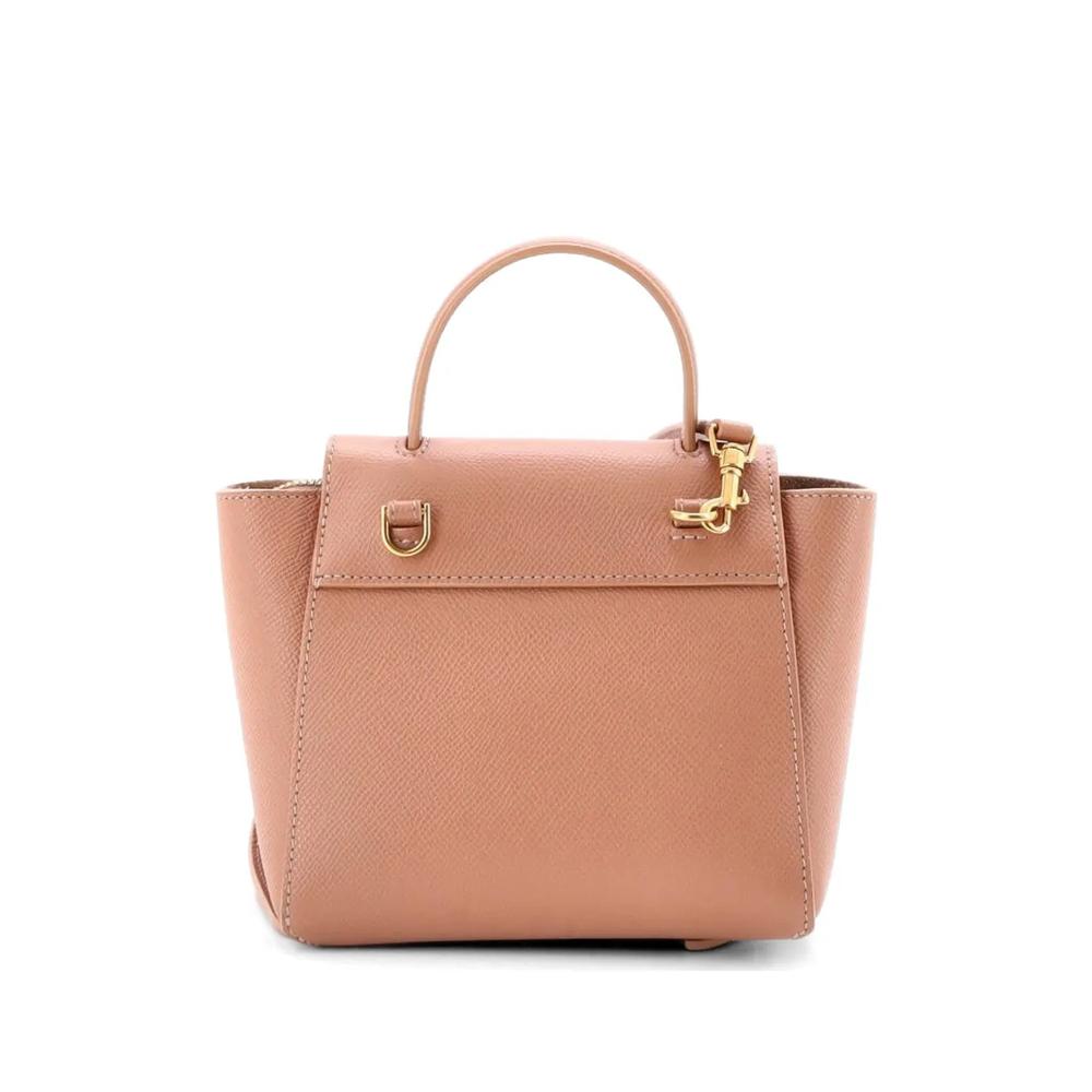 Сумка на плечо Clasp Top Handle Bag Leather Medium 2