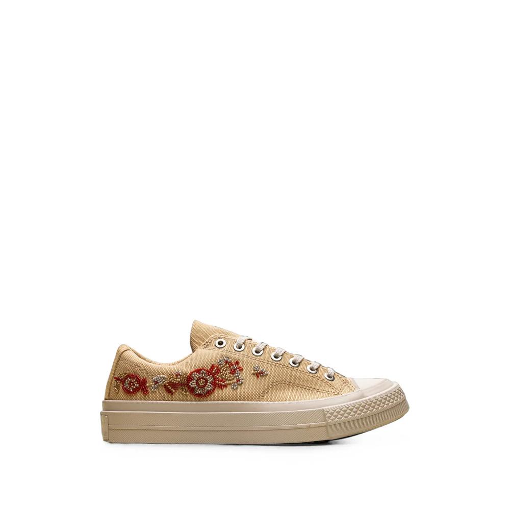 Chuck Taylor All Star floral-beaded sneakers 1