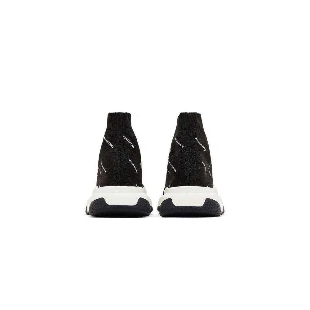 Кроссовки Balenciaga Wmns Speed Trainer 'Черный белый' 6