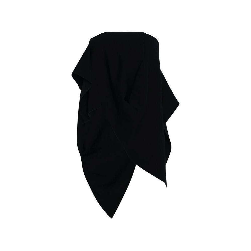 AC Milan asymmetric strapless top 2