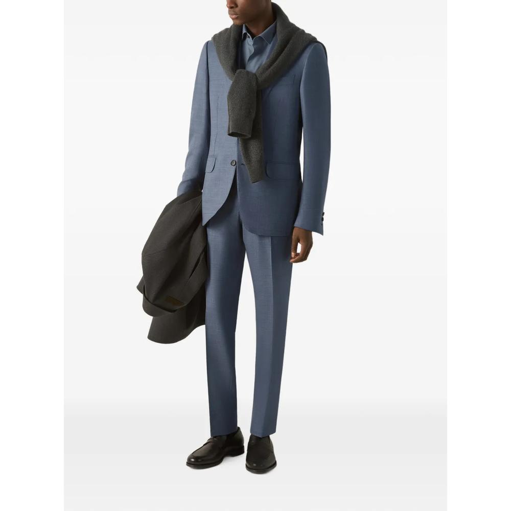 light blue Trofeo 120mila wool suit 2