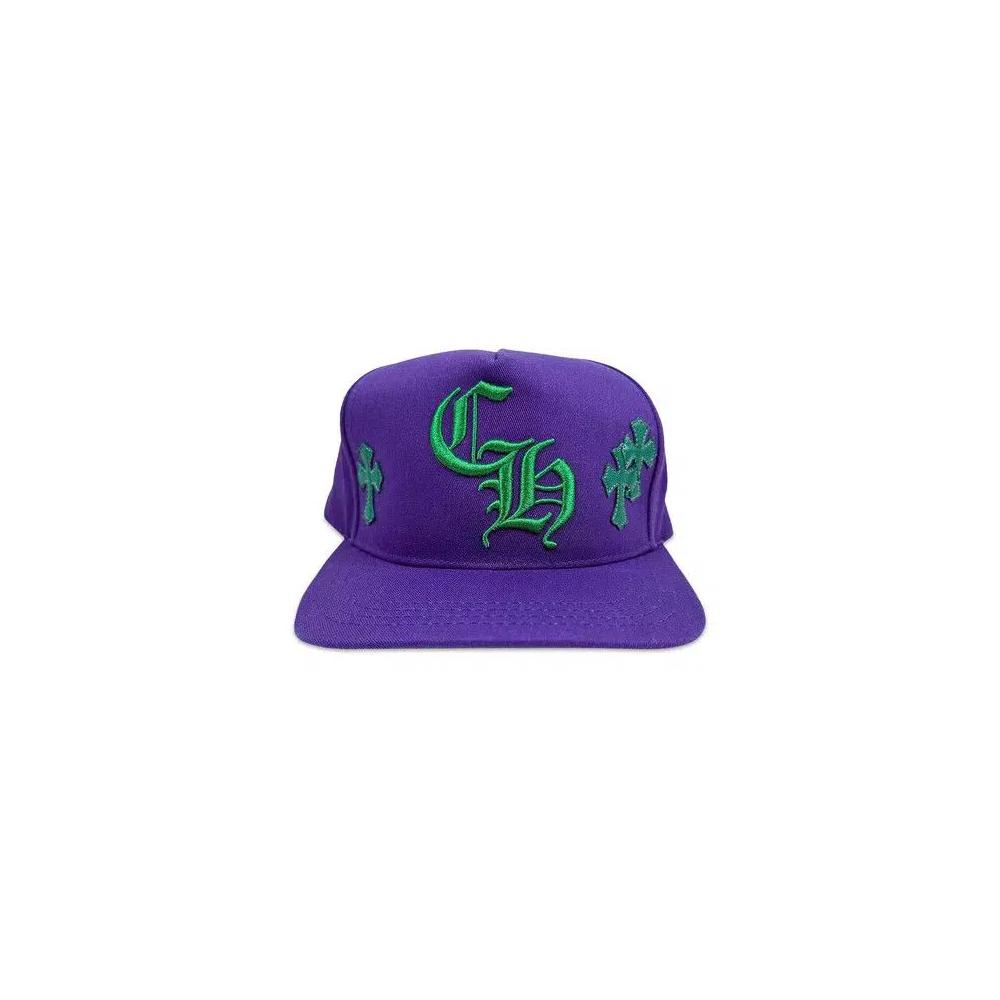 Кепки Chrome Hearts Cross Patch Trucker Hat «Purple/Green» 1