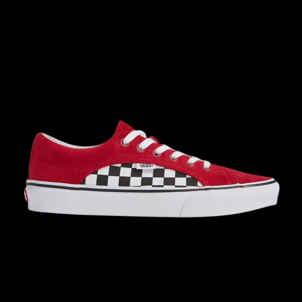 Кроссовки Vans Lampin 'Checkerboard Corduroy - Scooter Red' 1
