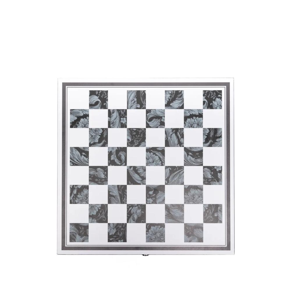 Набор для игры в шахматы с принтом Barocco (41 см x 41 см) 2