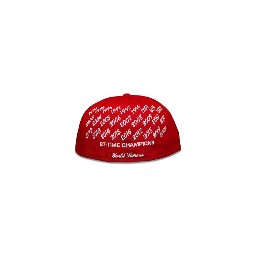 Кепки Supreme x New Era Champions Box Logo Hat 'Red' 2