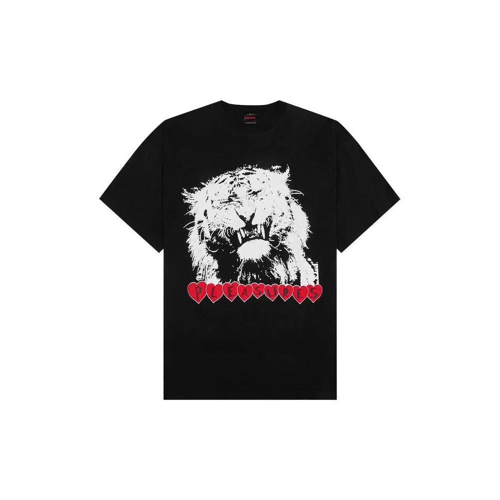 Топы Pleasures Grin T-Shirt 'Black' 1