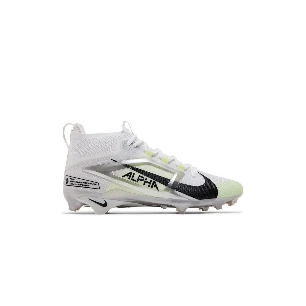 Шиповки Nike Alpha Menace 4 Elite «White Black» 1