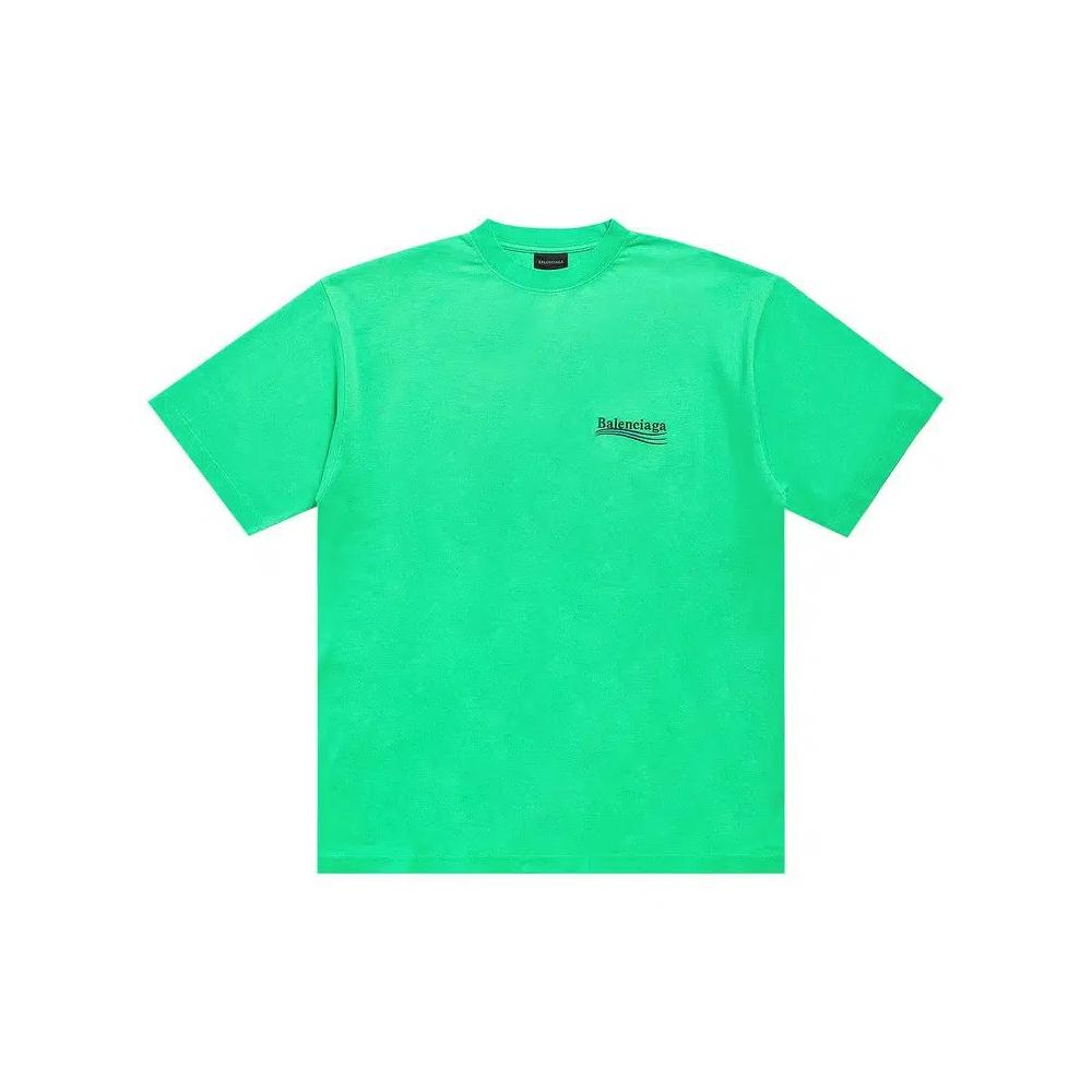 Футболка Balenciaga Political Campaign 'Green' 1