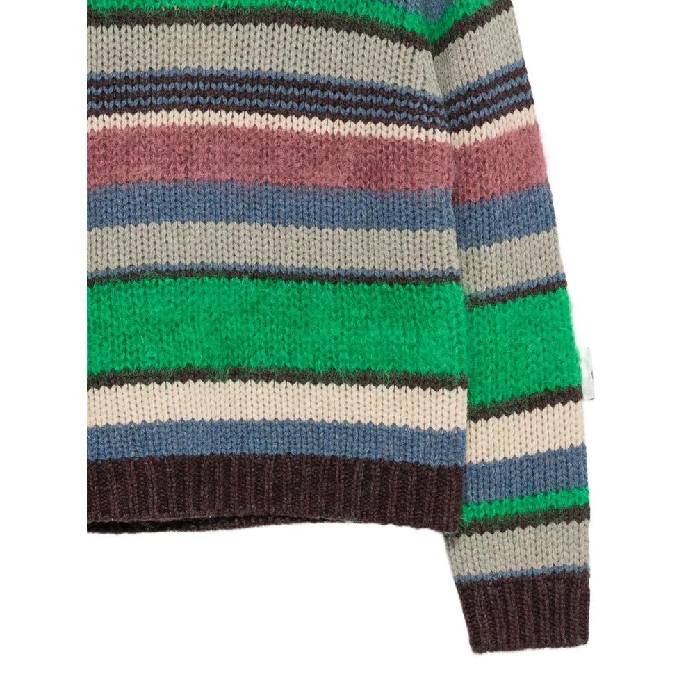 striped chunky-knit sweater 3