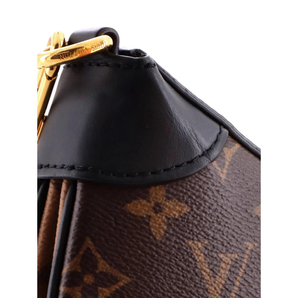 LV Twinny Handbag Monogram Canvas and Reverse Monogram Canvas with Leather shoulder bag 5