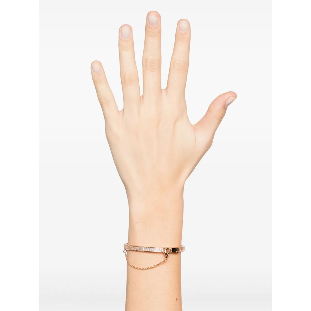 Pavé Thin Safety Chain bracelet 2