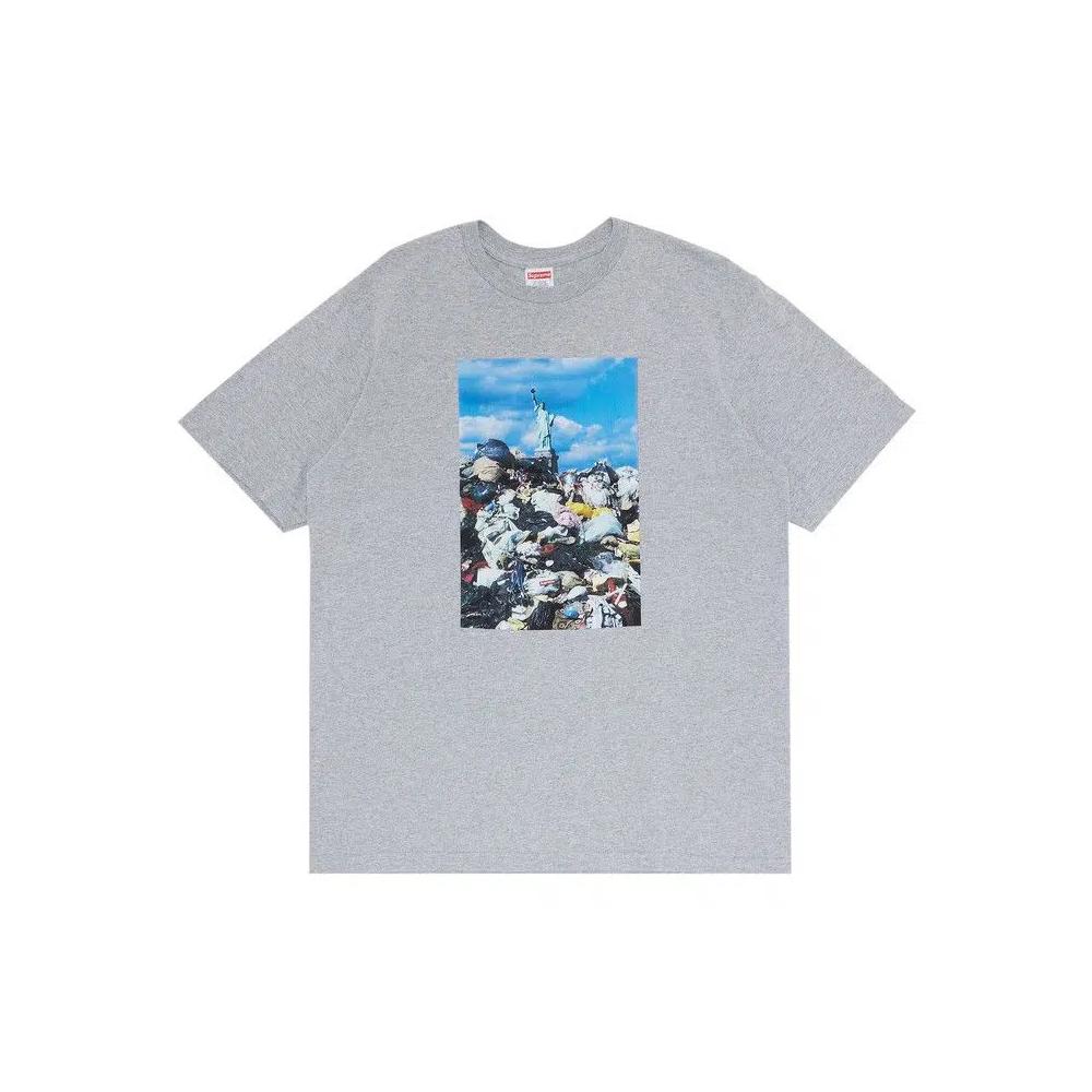 Футболки Supreme Trash Tee 'Heather Grey' 1