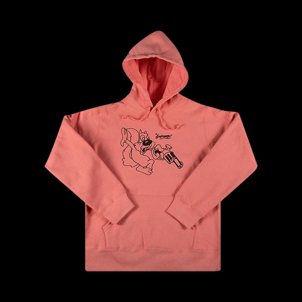 Худи Supreme Lee Hooded Sweatshirt 'Коралловый' 1